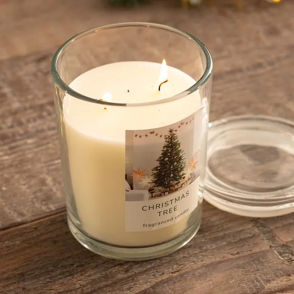 Multi Wick Jar Candle - Clear, Glass