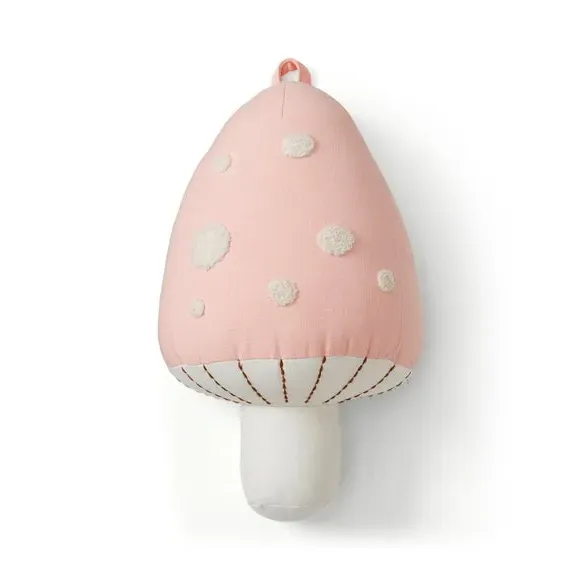 Mushroom Wall Decor Plush - Red, Cotton