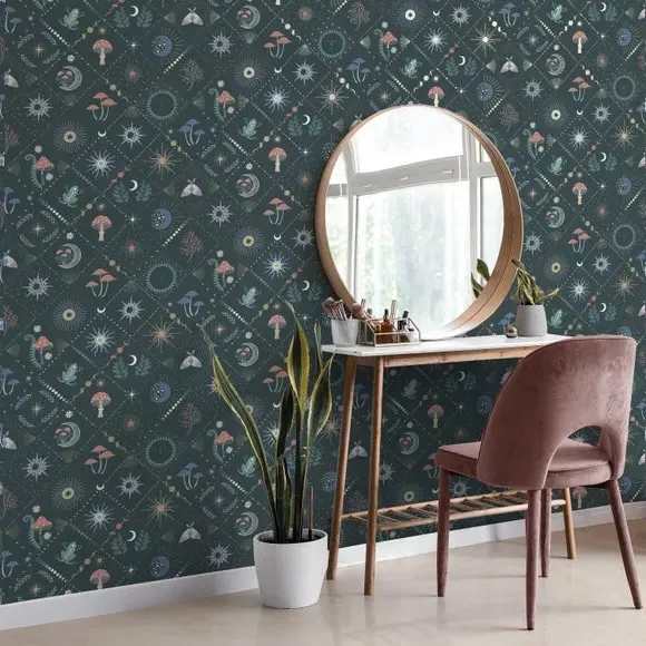 Mystical Fantasy Wallpaper - Blue