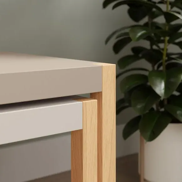 Nest of Side Tables - Stone, Wood