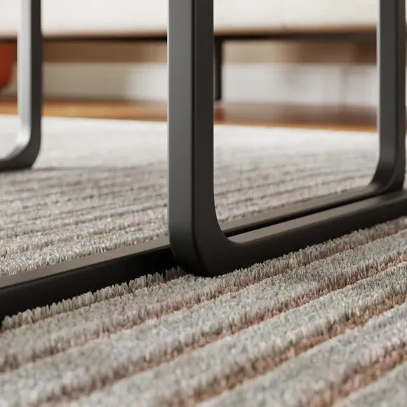 Nesting Coffee Tables Set - Black, Metal