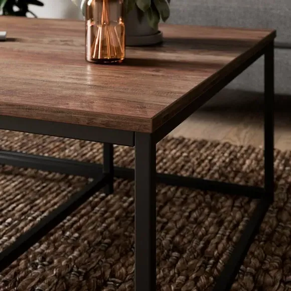 Nesting Coffee Tables Set - Pine, Wood Effect