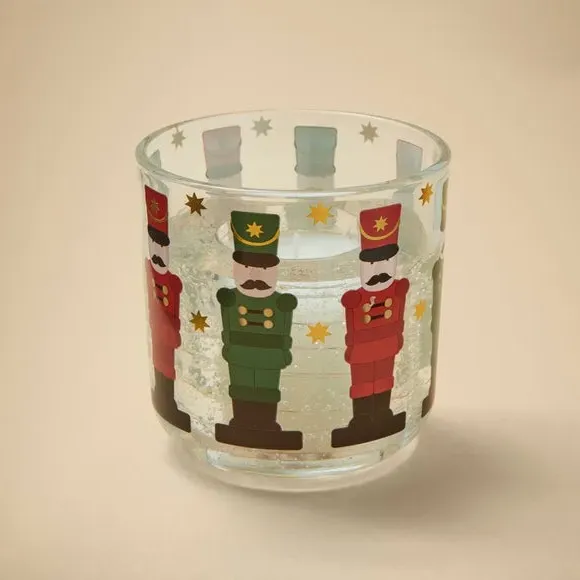 Nutcracker Scented Candle with LED - Multicolor