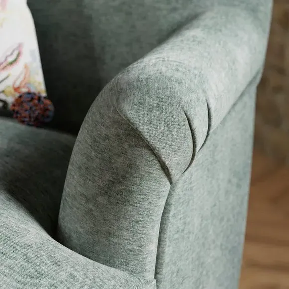 Occasional Armchair - Blue, Chenille