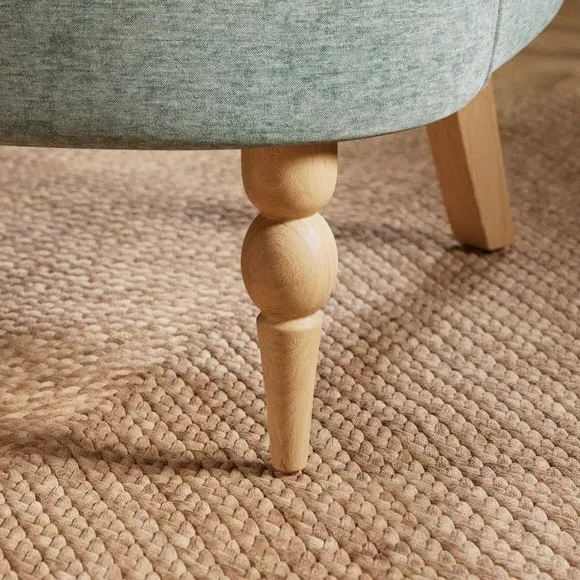 Occasional Armchair - Blue, Chenille