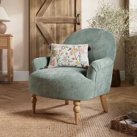 Occasional Armchair - Blue, Chenille image