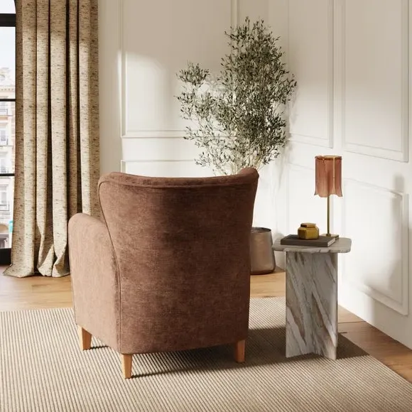 Occasional Armchair - Chestnut, Chenille