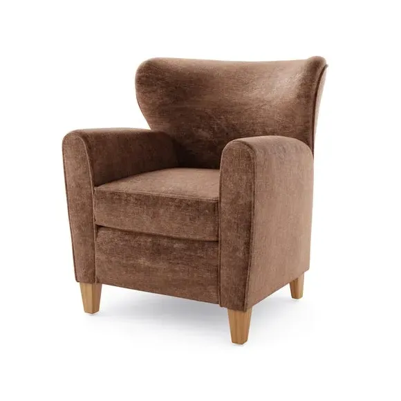 Occasional Armchair - Chestnut, Chenille