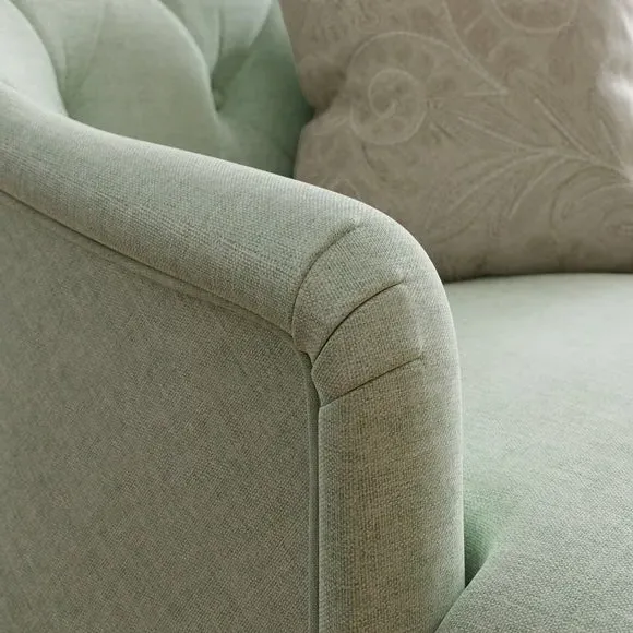 Occasional Armchair with Curved Arms - Sage