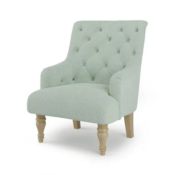 Occasional Armchair with Curved Arms - Sage