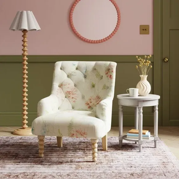 Occasional Armchair with Foam Seat - Red, Flatweave image