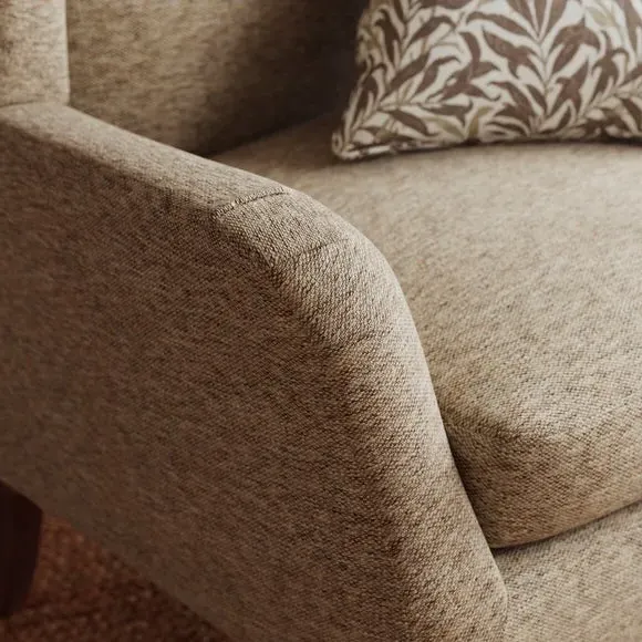 Occasional Armchair with Winged Back - Natural
