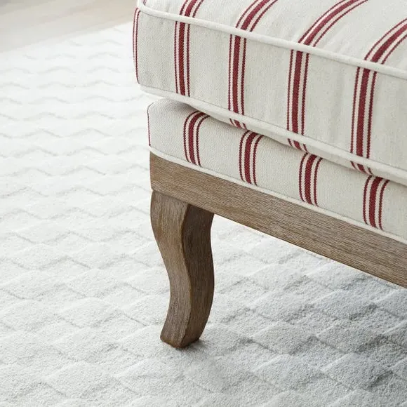Occasional Chair with Cutaway Design - Mulberry, Woven