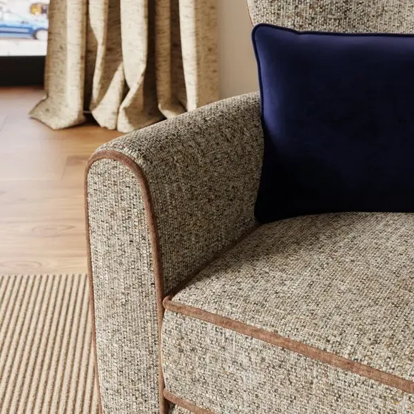 Occasional Chair with Fleck Detail - Bronze, Chenille
