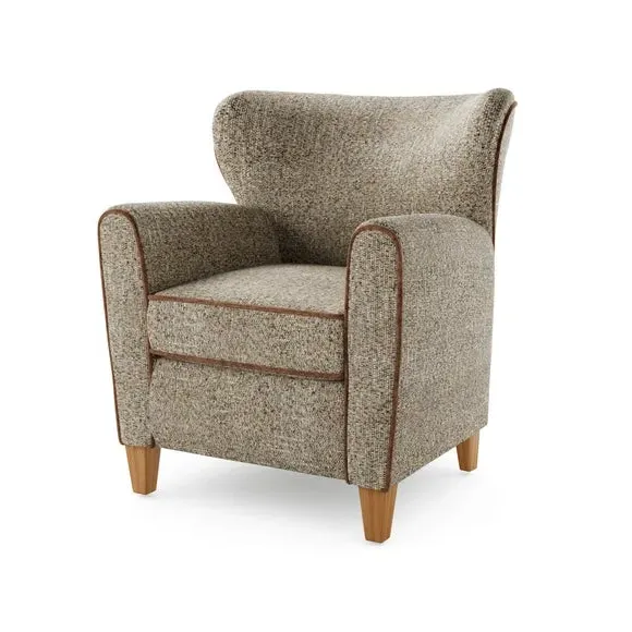 Occasional Chair with Fleck Detail - Bronze, Chenille