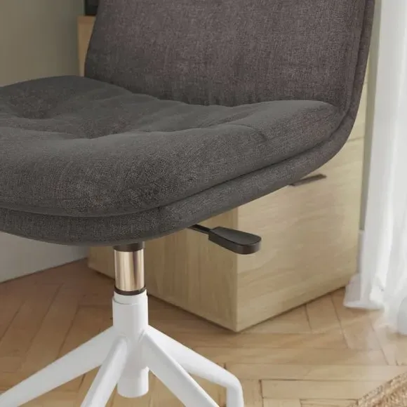 Office Chair Height Adjustable - Charcoal, Fabric