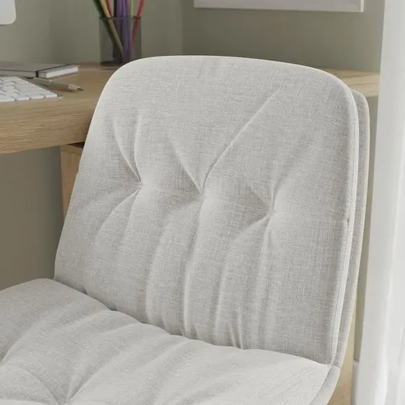 Office Chair Height Adjustable - Natural, Fabric