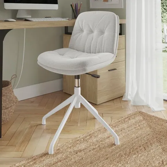 Office Chair Height Adjustable - Natural, Fabric