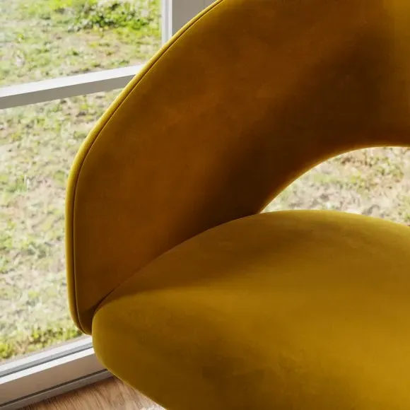 Office Chair with Height Adjustment - Caramel
