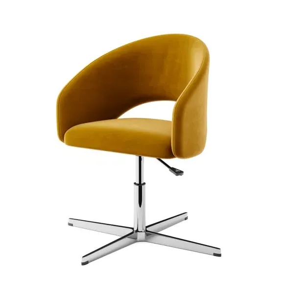 Office Chair with Height Adjustment - Caramel