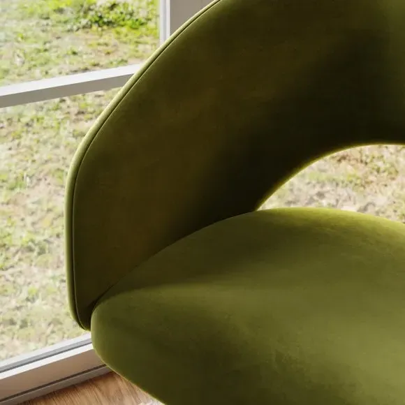 Office Chair with Height Adjustment - Olive
