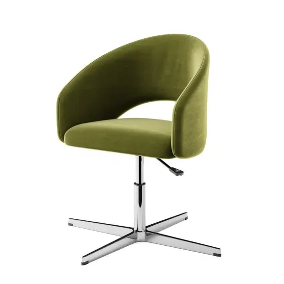 Office Chair with Height Adjustment - Olive