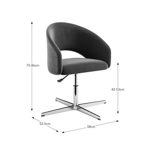 Office Chair with Height Adjustment - Olive