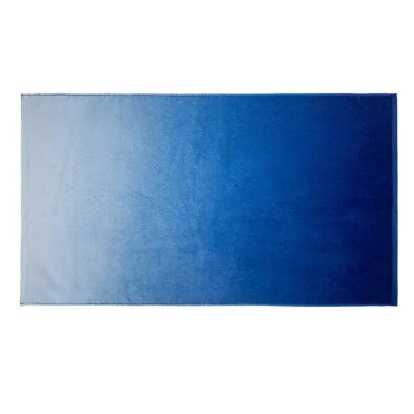 Ombre Cotton Towel - Blue, 400 GSM