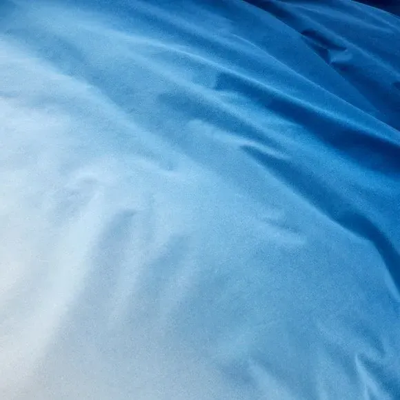 Ombre Duvet Cover Set - Navy, Reversible