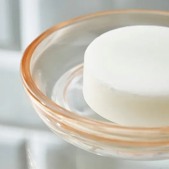 Ombre Soap Dish - Apricot, Glass