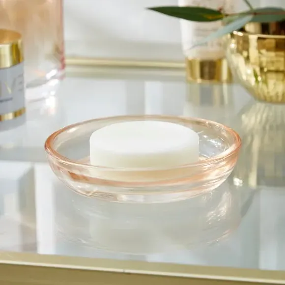 Ombre Soap Dish - Apricot, Glass image