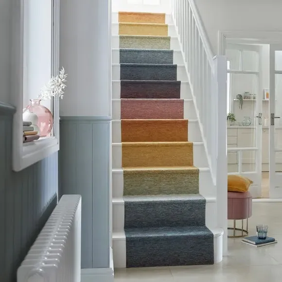 Ombre Stair Runner - Rainbow, Chenille