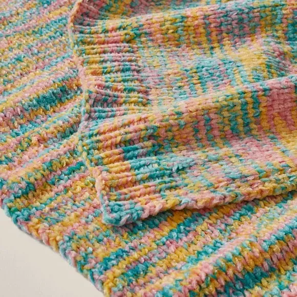 Ombre Throw Blanket - Multicolor, Chenille