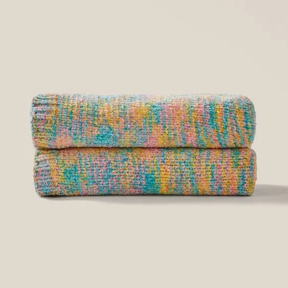 Ombre Throw Blanket - Multicolor, Chenille