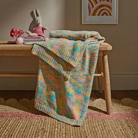 Ombre Throw Blanket - Multicolor, Chenille