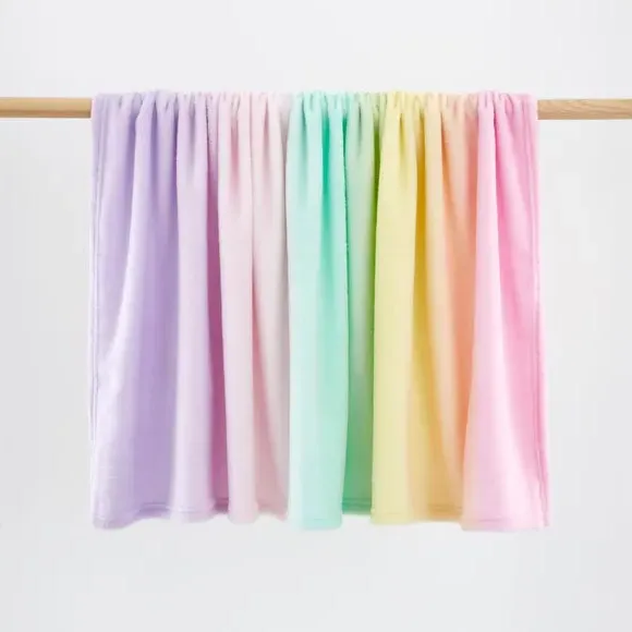 Ombre Throw Blanket - Pastel, Fleece image
