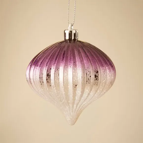 Onion Hanging Decoration - Purple, Ombre Finish