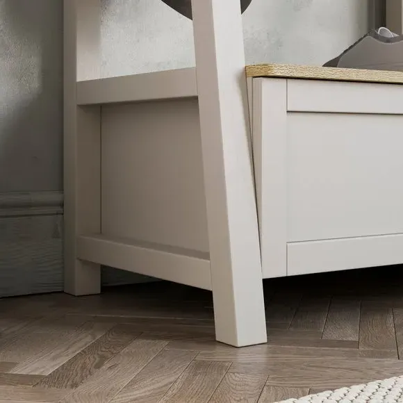 Open Wardrobe with Hanging Space - Stone