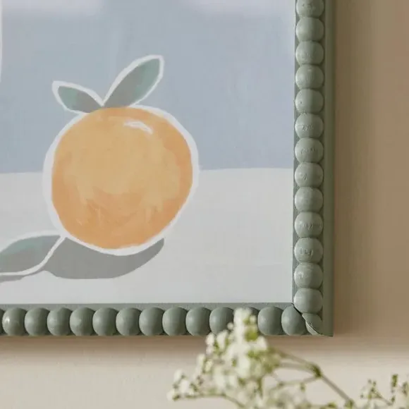 Orange Tree Framed Print - Multicolor, Bobbin Frame