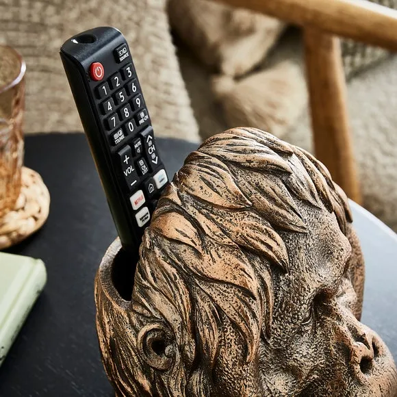 Orangutan Remote Holder - Brown, Resin