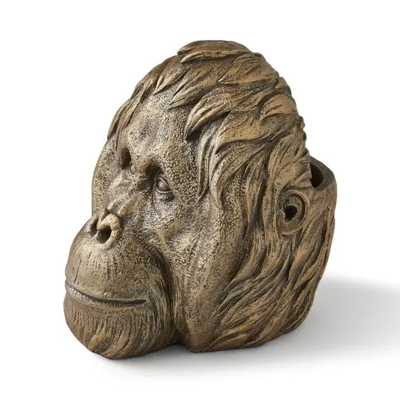 Orangutan Remote Holder - Brown, Resin