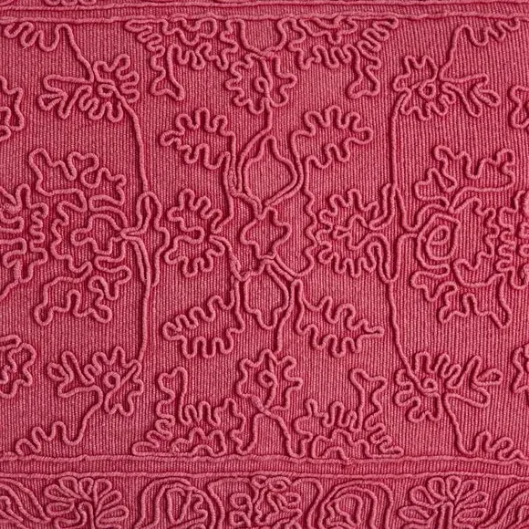 Oriental Cushion Stone Washed - Fuchsia, Cotton