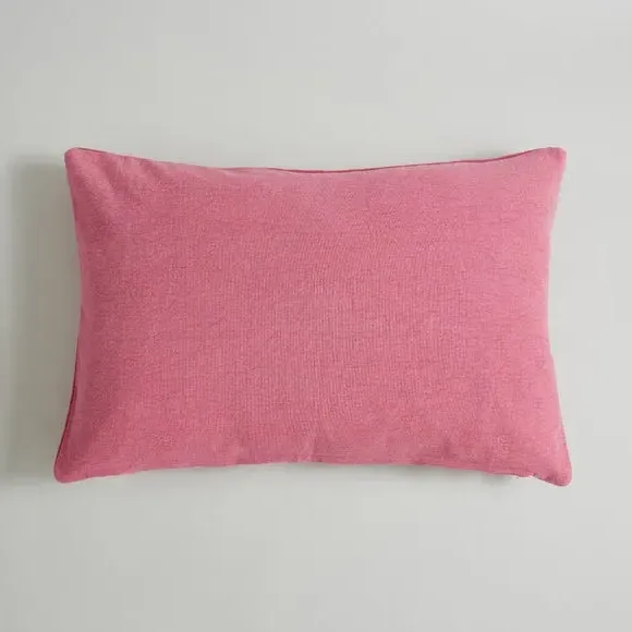 Oriental Cushion Stone Washed - Fuchsia, Cotton