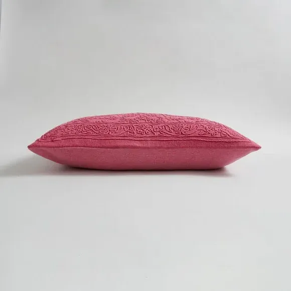 Oriental Cushion Stone Washed - Fuchsia, Cotton