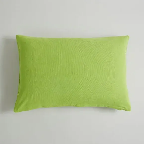 Oriental Cushion Stone Washed - Lime, Cotton