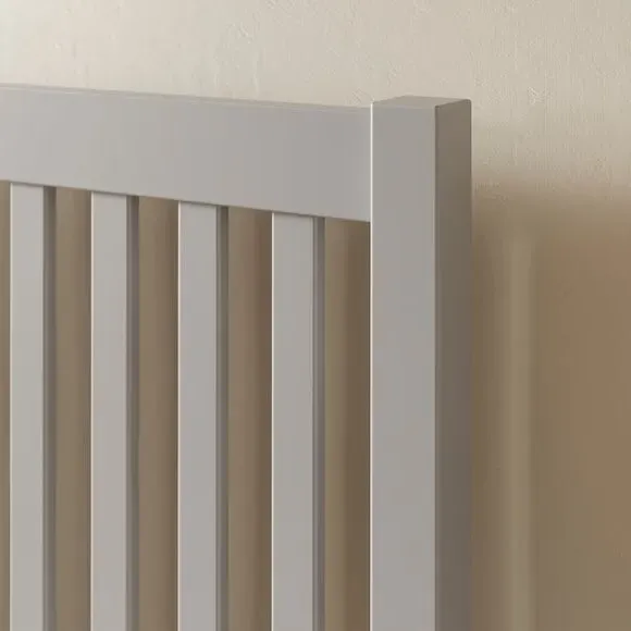 Ottoman Bed Frame with Storage - Grey, Wood