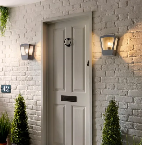 Outdoor Wall Light - Grey, Stainless Steel
