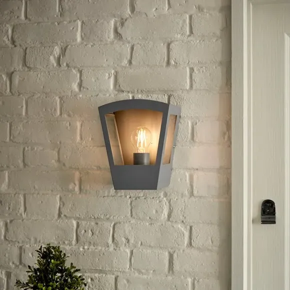 Outdoor Wall Light - Grey, Stainless Steel image