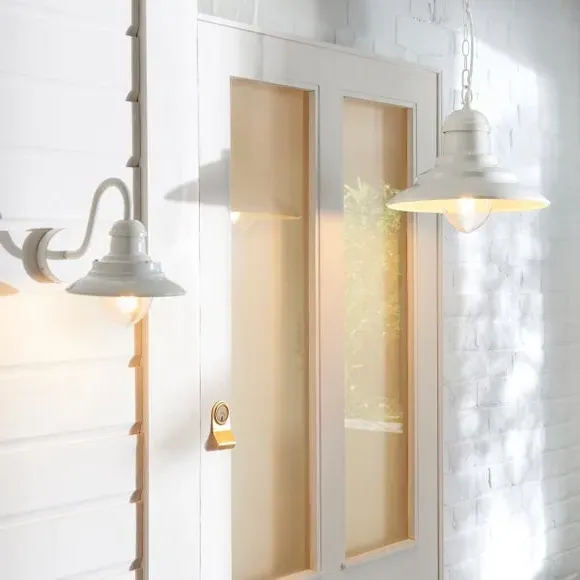 Outdoor Wall Light Traditional - Off-White