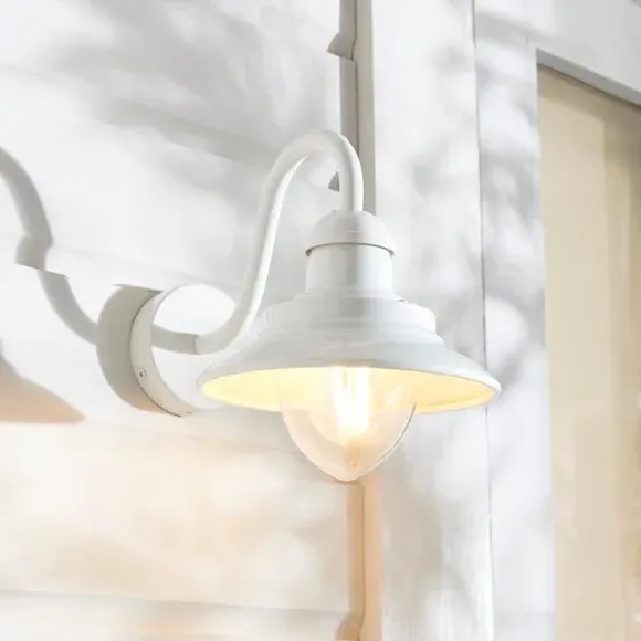 Outdoor Wall Light Traditional - Off-White